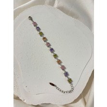 Xuping Silver Renkli Taşlı Bileklik