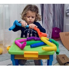 Oyuncakzade Duyusal Oyuncak Pop Tube 8 Adet El Motor Becerisi Zihinsel Gelişim Stres Giderici