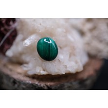 Aries 3.30CT 10.8X9MM Oval Natural Malachite