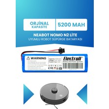 Electroll Neabot Nomo N2 Lite Uyumlu Batarya (Standart Kapasite) 5200MAH Pil Robot Süpürge Bataryası