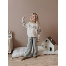 Jolly Kids Kız Çocuk Mint Enjoy Sweatshirtli Kışlık Takım