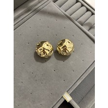 Xuping Gold Büyük Top Küpe