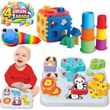 Oyuncakzade Eğitici 4lü Ilk Yaş Öğretici Oyuncak Seti Ilk Oyuncaklarım