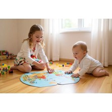 Oyuncakzade Ahşap 36 Dünya Bayrakları Oyunu Ülkeleri Öğreniyorum Bayraklı Dünya Atlası