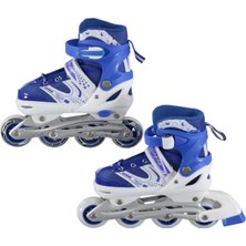 Oyuncakzade Paten Çift Sıra Ayarlanabilir Işıklı Alüminyum Gövde Alıştırma