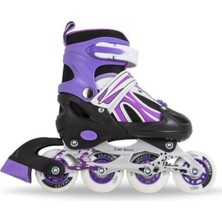 Oyuncakzade Paten Mor Çantalı, Metal Gövdeli,büyütülebilir Alıştırma Pateni