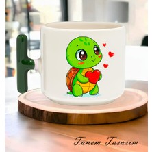 Tanem Bardak Kahve Çay Fincanı Hediye Sevgili Gün - T Kulp Kupa