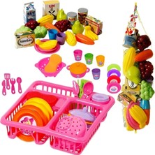 Oyuncakzade Bulaşık Yıkamayi Seven Çocuklar Için Aksesuarlı Bulasik Seti