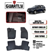Guartly Dacia Duster (4x4) 2018-2022  Arası Uyumlu Araca Özel Premium 4d Havuzlu Oto Paspas Takımı