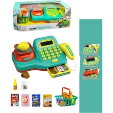 Oyuncakzade LS820S17-8 Işıklı Hesap Makineli Yazar Kasa Barkodu Tara ve Hesapla Tuşa Bas ve  Paraları Say