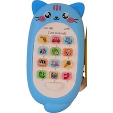 Oyuncakzade Eğitici Kedi Figürlü Ilk Yaş Öğretici Oyuncak Telefon