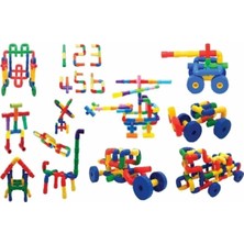 Oyuncakzade Marka: King Kids Tekerlekli Boru Yapı Oyuncak 72 Parça