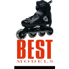 Oyuncakzade Siyah Ayarlanabilir Silikon Işıklı Teker