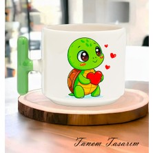 Tanem Bardak Kahve Çay Fincanı Hediye Sevgili Gün - T Kulp Kupa