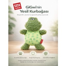 GiGwi Plush Friendz Sesli Kurbağa Peluş Köpek Oyuncağı - Küçük Irk - Yedek Ses Mekanizması