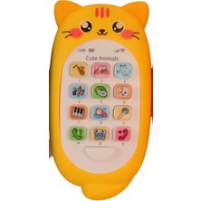 Oyuncakzade Eğitici Kedi Figürlü Ilk Yaş Öğretici Eğitim Oyuncak Telefonu