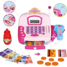 Oyuncakzade Oyuncak Mikrofonlu Market Yazar Kasa Sesli Işıklı Hesap Makinalı