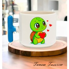 Tanem Bardak Kahve Çay Fincanı Hediye Sevgili Gün - T Kulp Kupa