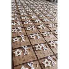 Umut Hediyecilik Inci Yıldız Anahtarlık Düğün Nikah Nişan Söz Hediyelik 15 Adet