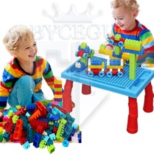 Oyuncakzade El Göz Kordinasyon Geliştirici 100 Parça Mavi Renk Inşa Yapı Blok Aktivite Mesası