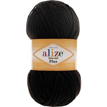 Alize Cotongold Plus (1 Adet) 60 Siyah El Örgü Ipliği