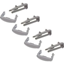 Akat Beko Ile Uyumlu Bulaşık Makinesi 4 Ön 4 Arka Sepet Ray Kapağı Tutucu Stoper 8 Li Takım