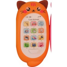 Oyuncakzade Eğitici Oyuncak Telefon Sesli Işıklı Melodili Ilk Yaş Öğretici Oyuncak Telefon