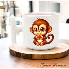 Tanem Tasarım Bardak Kahve Çay Fincanı Hediye Sevgili Gün - T Kulp Kupa