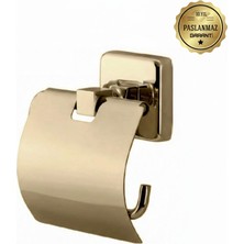 Premium Pirinç Doğa Kapaklı Kağıtlık Gold