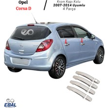 Ebal Oto Opel Corsa D Krom Kapı Kolu 4 Kapı 2007-2014 P.Çelik