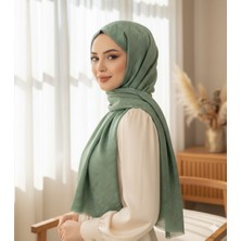 Revam Collection Jakarlı Kazayağı Desen Şal