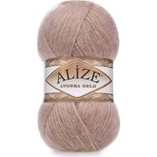 Alize Angora Gold (5 Adet) 542 Gül Kurusu El Örgü Ipliği