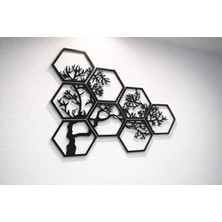 Printmagictr Özel Tasarım 3D Ağaç Duvar Tablosu