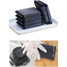 Dorsa 3 Adet Mikrofiber Telli Bulaşık Süngeri Telli