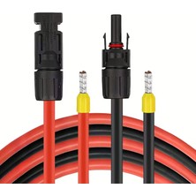 Reyvolt Solar Kablo Çap 4 Mm2 Mc4 Soket ve Yüksük Uçlu