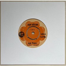 Şah Plak Aşık Gülabi Aşk Pınarı - Bana Fakir Derler   45 Lik Plak (Orijinal Dönem Baskı)