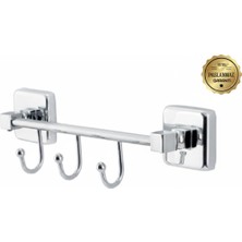 Premium Pirinç Doğa Kancalı Üçlü Askılık