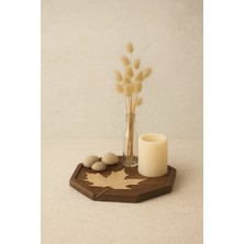 Famwood Art Doğal Ahşap Nihale, Banyo Düzenleyici-Aksesuar Organizeri, Çok Amaçlı Stand