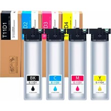 Oratek Epson WF-C5890DWF  T11D1 Xl Yüksek Kapasiteli C13T11D240 4 Renk Ithal Muadil Kartuş Seti 5.000 Sayfa