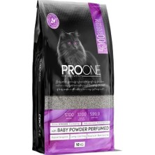 Üreticiniz Proone Hypoallergenic Bebek Pudrası Kokulu Ince Taneli Sodyum Bentonit Kedi Kumu 1 Ade