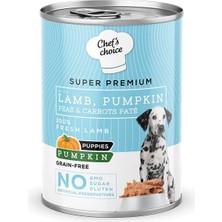 Üreticiniz Chefs Choice Kıyılmış Kuzu Etli ve Balkabaklı Yavru Köpek Konservesi 1 Adet 400 gr