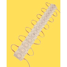Powerr Led Aydınlatma 20 Adet 12 Volt 1.5 Watt Tek Lensli 3000K Günışığı 3030 LED Modül IP65