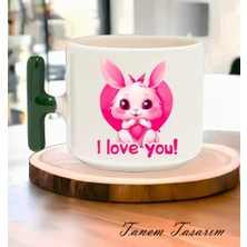 Tanem Bardak Kahve Çay Fincanı Hediye Sevgili Gün - T Kulp Kupa