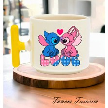 Tanem Bardak Kahve Çay Fincanı Hediye Sevgili Gün - T Kulp Kupa