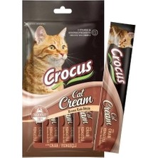 Üreticiniz Crocus Yengeçli Sıvı Kedi Ödül Maması 1 Adet 4X15 gr 481348