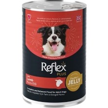 Üreticiniz Reflex Plus Jöle Içinde Kuzu Etli Yetişkin Konserve Köpek Maması 1 Adet 400 gr 481