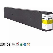 Oratek Epson WF-C20750 T02S4 Xl Yüksek Kapasite C13T02S400 (Y) Sarı Ithal Muadil Kartuş