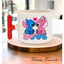 Tanem Bardak Kahve Çay Fincanı Hediye Sevgili Gün - T Kulp Kupa