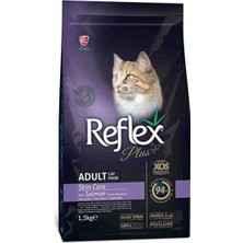 Üreticiniz Reflex Plus Skin Care Somonlu Yetişkin Kedi Maması 1.5 kg 481348