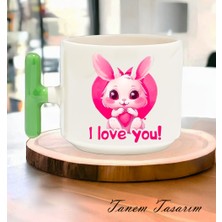 Tanem Bardak Kahve Çay Fincanı Hediye Sevgili Gün - T Kulp Kupa